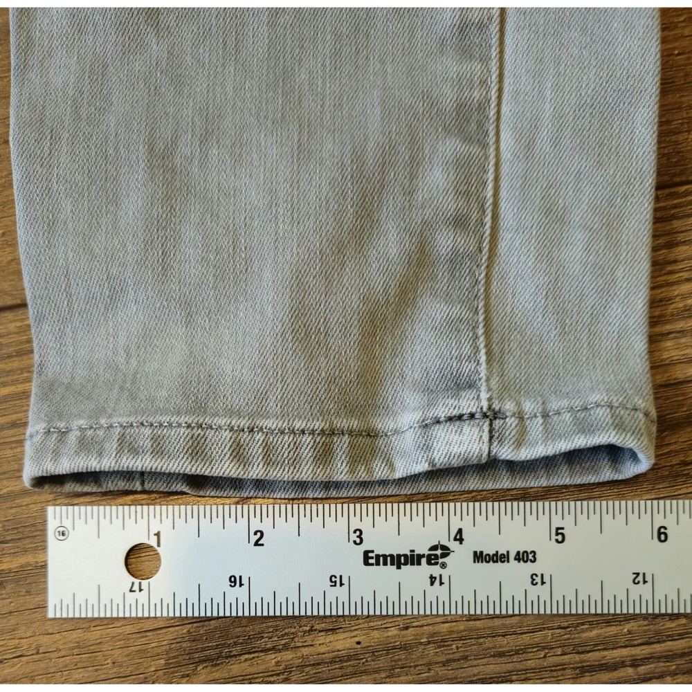 AMERICAN EAGLE Men's 29x32 AIRFLEX+ Distressed Slim Haze Gray Jeans (29x28.5) - Picture 7 of 16